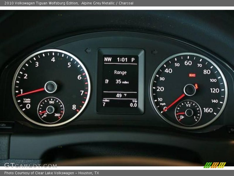 Alpine Grey Metallic / Charcoal 2010 Volkswagen Tiguan Wolfsburg Edition