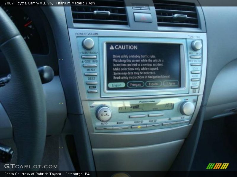Titanium Metallic / Ash 2007 Toyota Camry XLE V6