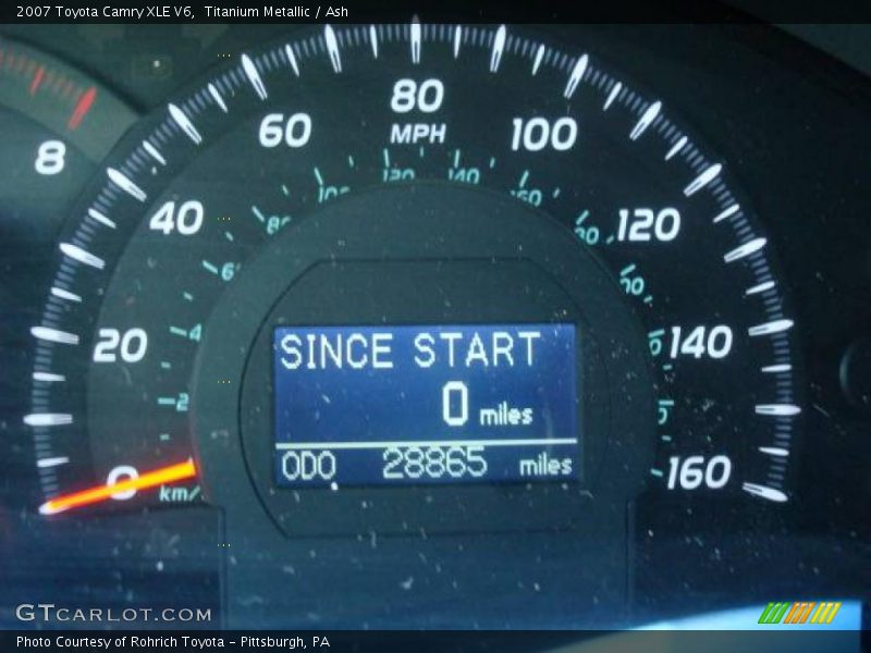 Titanium Metallic / Ash 2007 Toyota Camry XLE V6