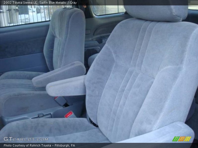 Sailfin Blue Metallic / Gray 2002 Toyota Sienna LE