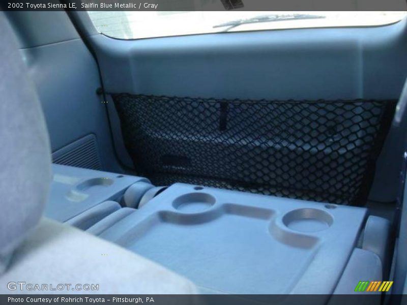 Sailfin Blue Metallic / Gray 2002 Toyota Sienna LE
