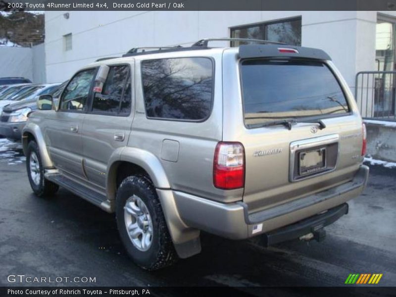 Dorado Gold Pearl / Oak 2002 Toyota 4Runner Limited 4x4
