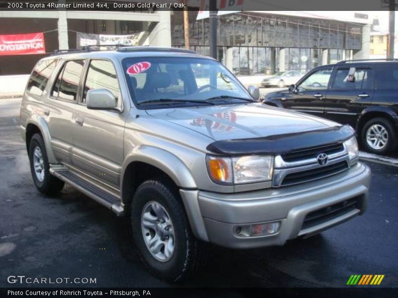Dorado Gold Pearl / Oak 2002 Toyota 4Runner Limited 4x4