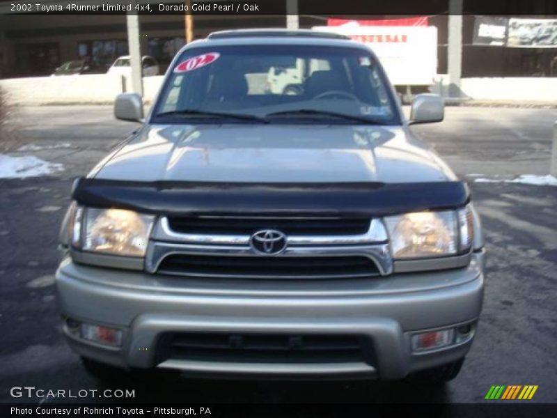 Dorado Gold Pearl / Oak 2002 Toyota 4Runner Limited 4x4