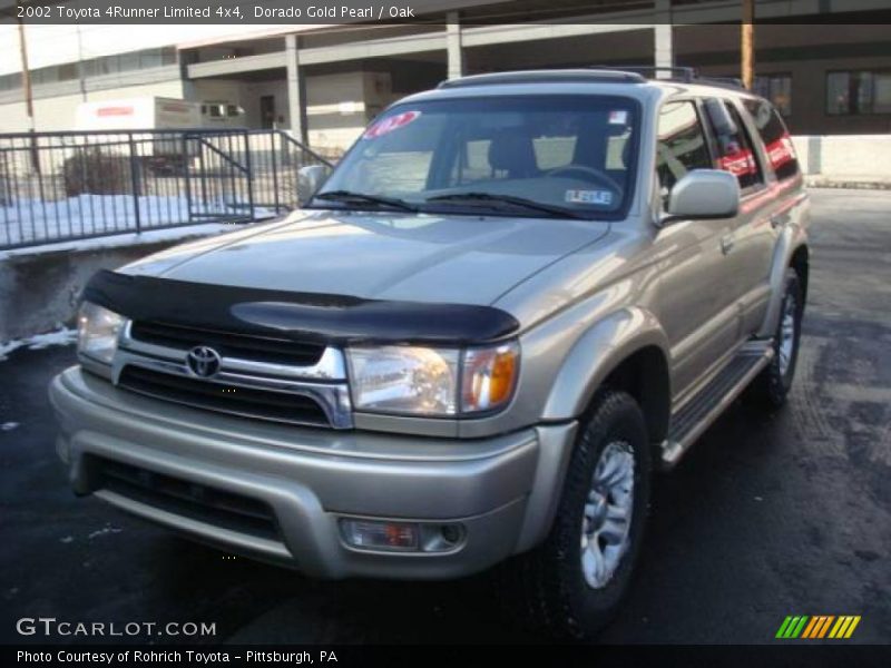 Dorado Gold Pearl / Oak 2002 Toyota 4Runner Limited 4x4