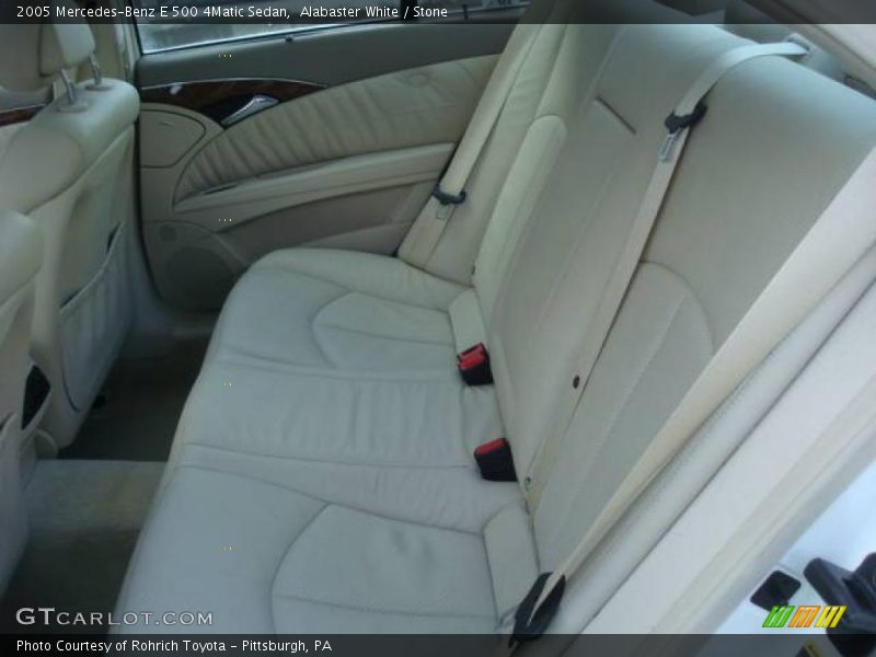 Alabaster White / Stone 2005 Mercedes-Benz E 500 4Matic Sedan