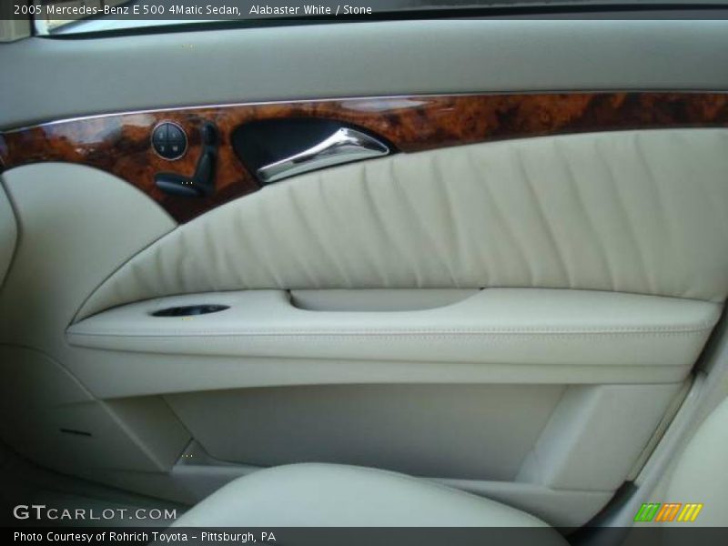 Alabaster White / Stone 2005 Mercedes-Benz E 500 4Matic Sedan