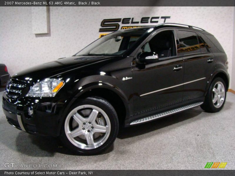 Black / Black 2007 Mercedes-Benz ML 63 AMG 4Matic