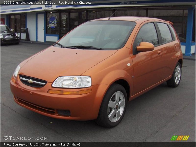 Sport Red Metallic / Charcoal 2008 Chevrolet Aveo Aveo5 LS