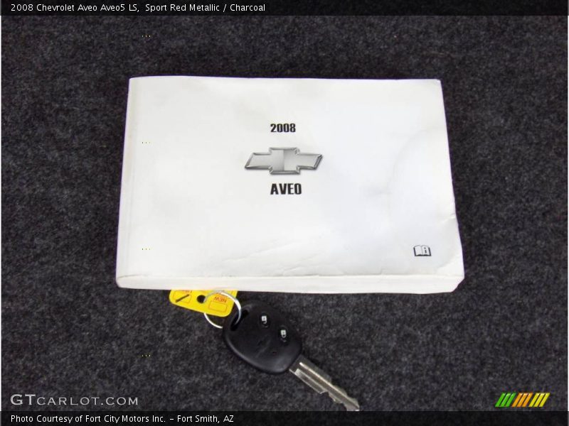 Sport Red Metallic / Charcoal 2008 Chevrolet Aveo Aveo5 LS