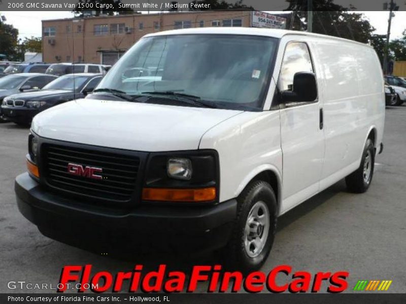 Summit White / Medium Pewter 2006 GMC Savana Van 1500 Cargo