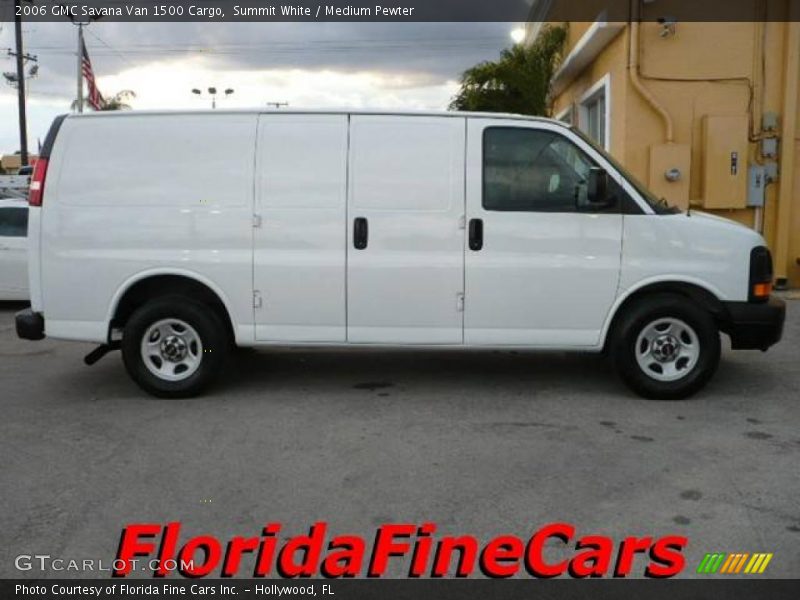 Summit White / Medium Pewter 2006 GMC Savana Van 1500 Cargo