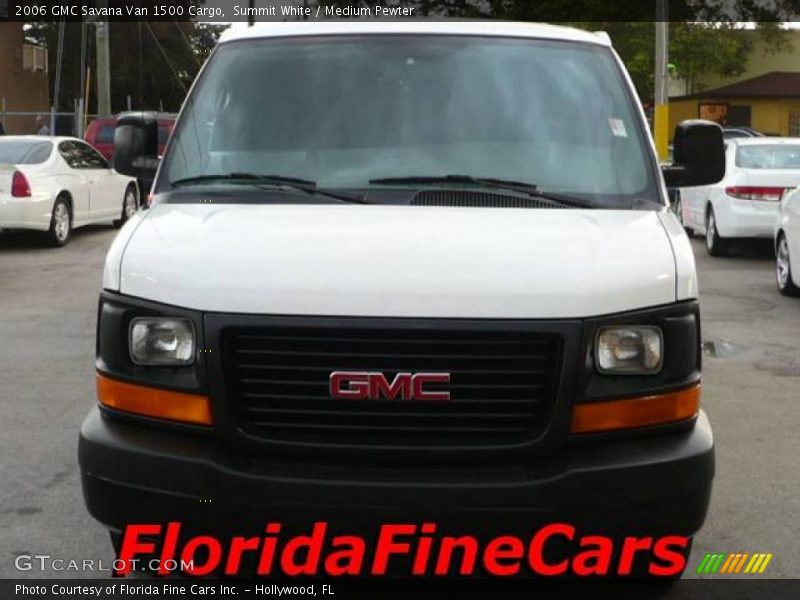 Summit White / Medium Pewter 2006 GMC Savana Van 1500 Cargo