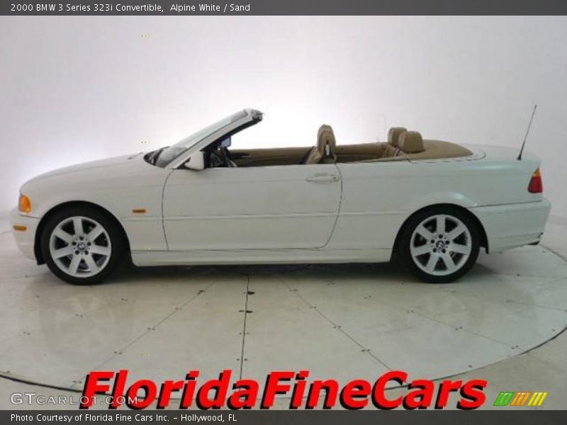 Alpine White / Sand 2000 BMW 3 Series 323i Convertible