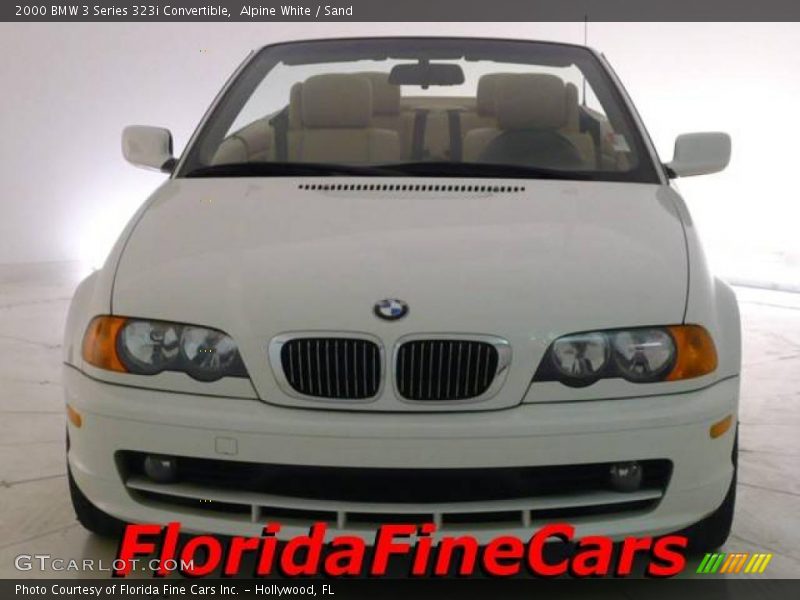Alpine White / Sand 2000 BMW 3 Series 323i Convertible
