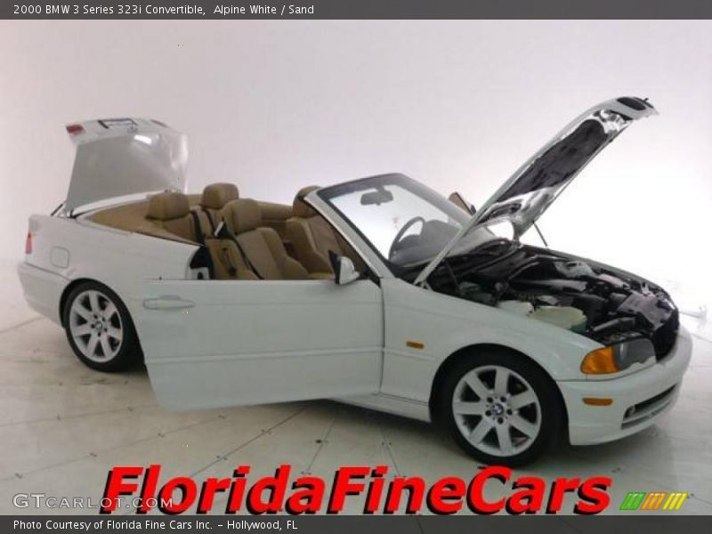Alpine White / Sand 2000 BMW 3 Series 323i Convertible