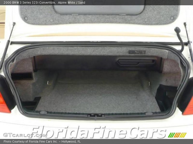 Alpine White / Sand 2000 BMW 3 Series 323i Convertible