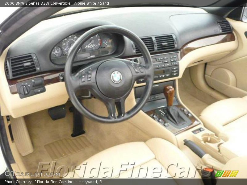 Alpine White / Sand 2000 BMW 3 Series 323i Convertible