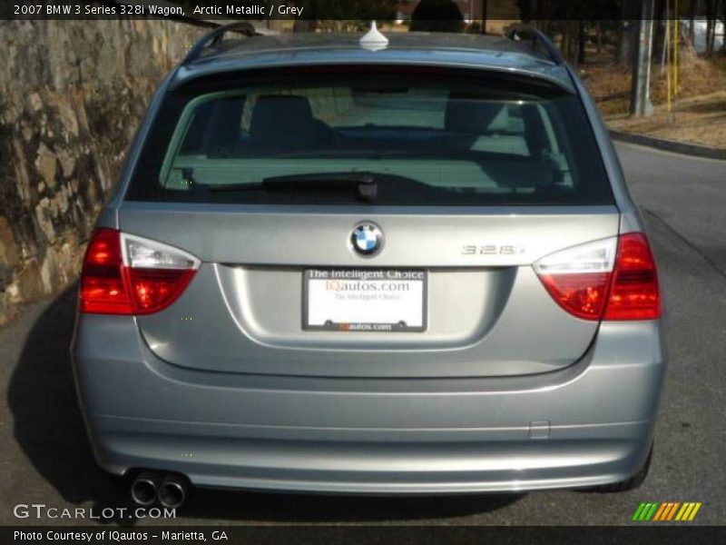 Arctic Metallic / Grey 2007 BMW 3 Series 328i Wagon