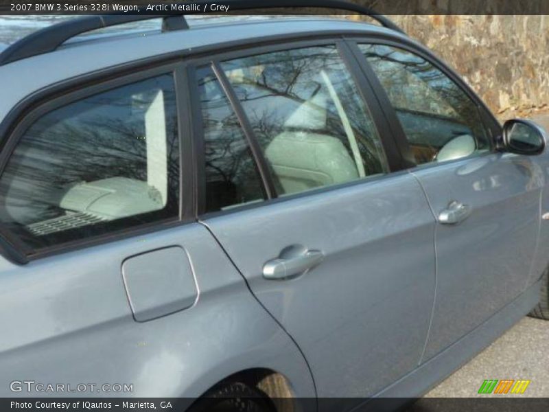 Arctic Metallic / Grey 2007 BMW 3 Series 328i Wagon