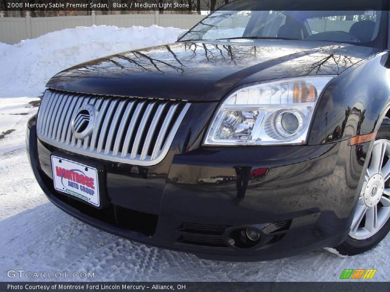 Black / Medium Light Stone 2008 Mercury Sable Premier Sedan