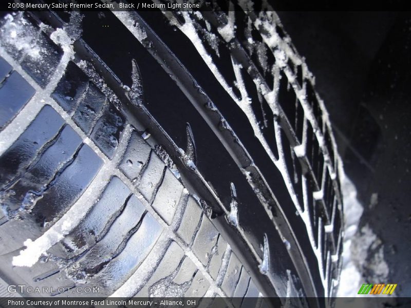 Black / Medium Light Stone 2008 Mercury Sable Premier Sedan