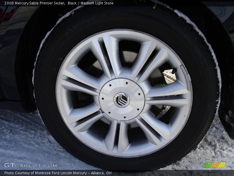 Black / Medium Light Stone 2008 Mercury Sable Premier Sedan