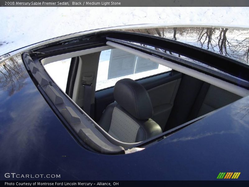 Black / Medium Light Stone 2008 Mercury Sable Premier Sedan