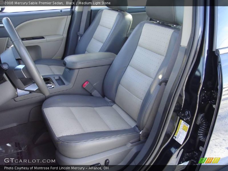 Black / Medium Light Stone 2008 Mercury Sable Premier Sedan