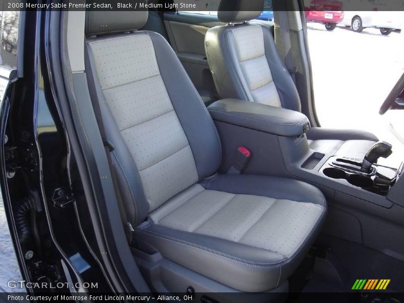 Black / Medium Light Stone 2008 Mercury Sable Premier Sedan