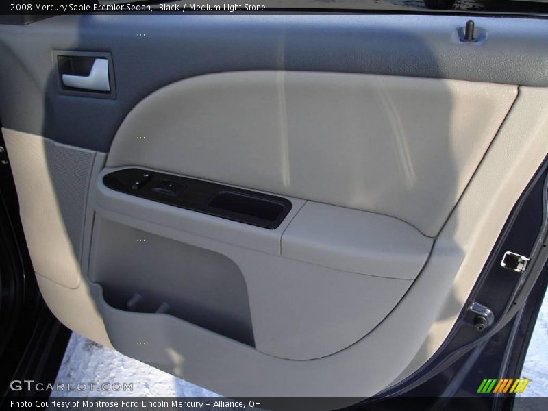 Black / Medium Light Stone 2008 Mercury Sable Premier Sedan