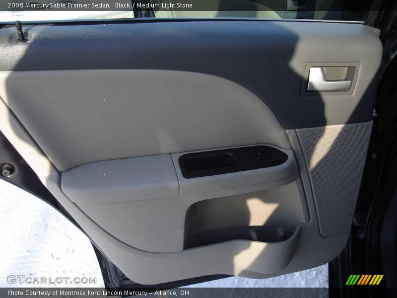 Black / Medium Light Stone 2008 Mercury Sable Premier Sedan