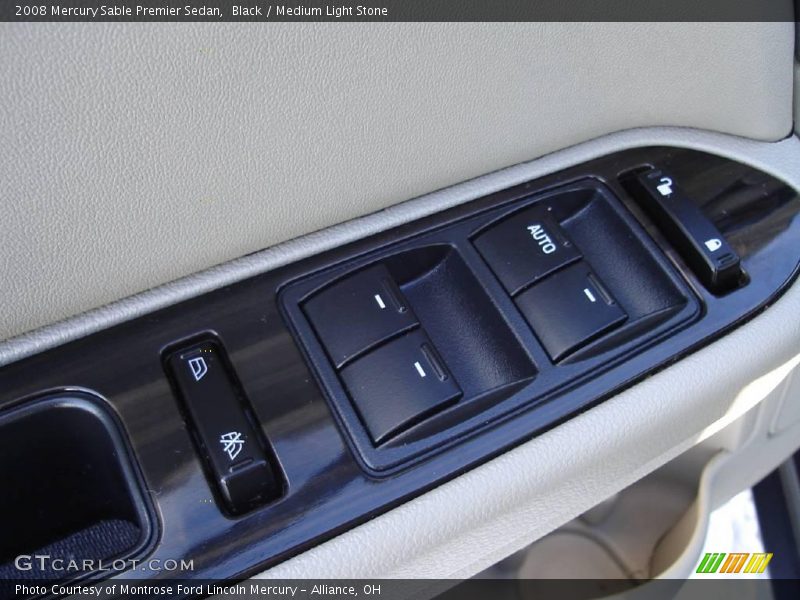 Black / Medium Light Stone 2008 Mercury Sable Premier Sedan
