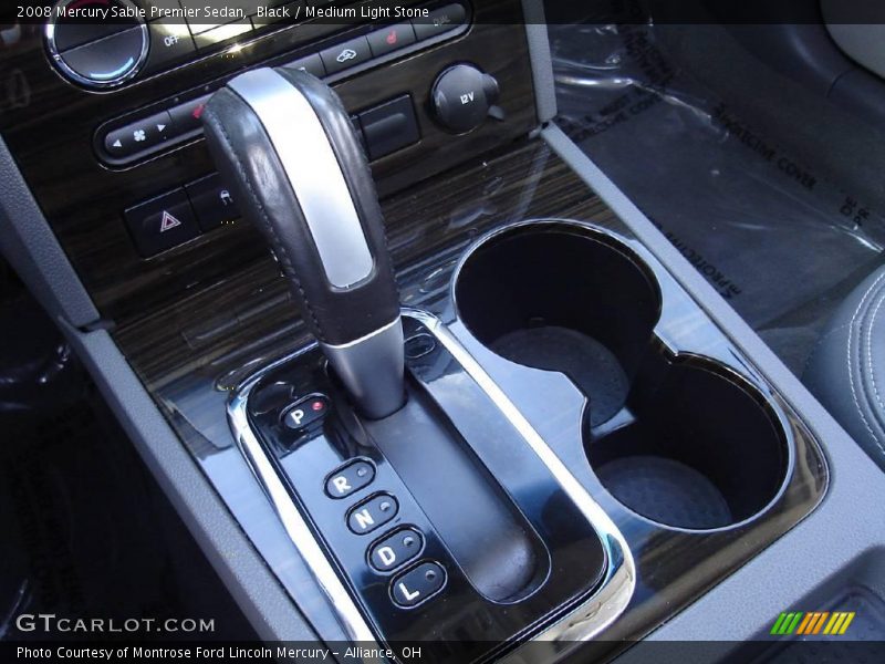 Black / Medium Light Stone 2008 Mercury Sable Premier Sedan