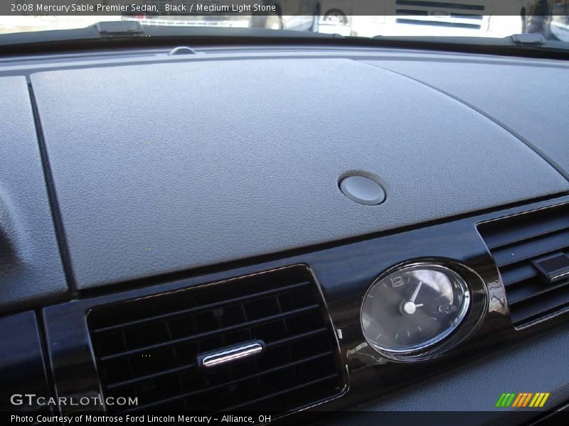 Black / Medium Light Stone 2008 Mercury Sable Premier Sedan