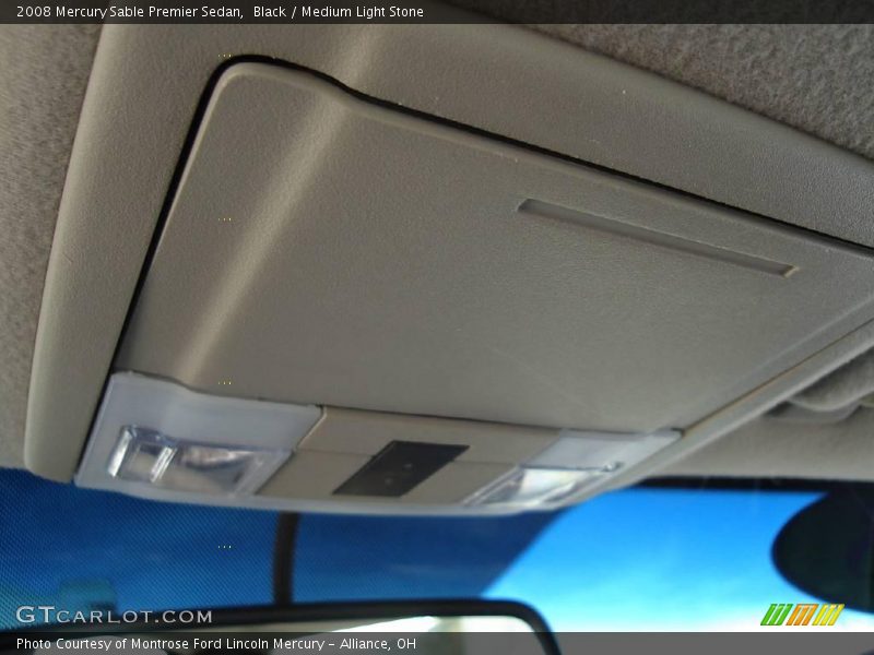 Black / Medium Light Stone 2008 Mercury Sable Premier Sedan