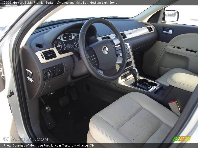 Smokestone Metallic / Medium Light Stone 2009 Mercury Sable Premier Sedan