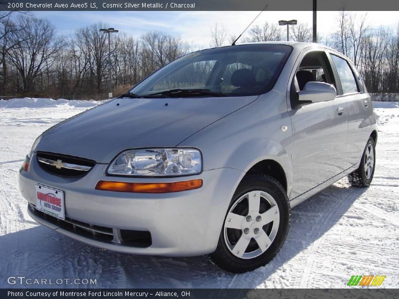 Cosmic Silver Metallic / Charcoal 2008 Chevrolet Aveo Aveo5 LS