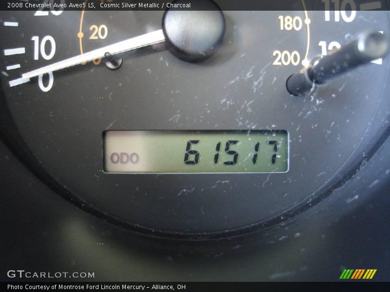 Cosmic Silver Metallic / Charcoal 2008 Chevrolet Aveo Aveo5 LS