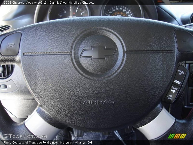 Cosmic Silver Metallic / Charcoal 2008 Chevrolet Aveo Aveo5 LS