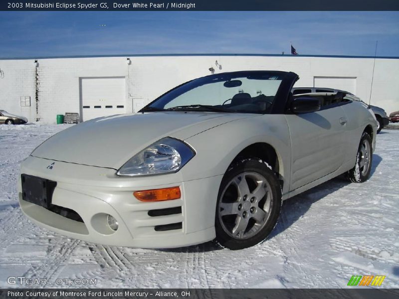Dover White Pearl / Midnight 2003 Mitsubishi Eclipse Spyder GS