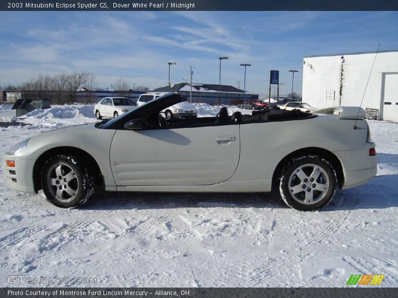 Dover White Pearl / Midnight 2003 Mitsubishi Eclipse Spyder GS