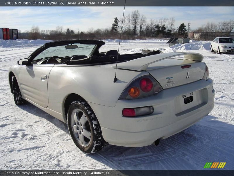 Dover White Pearl / Midnight 2003 Mitsubishi Eclipse Spyder GS