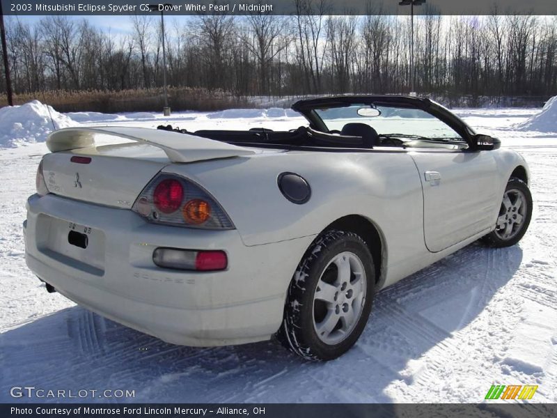 Dover White Pearl / Midnight 2003 Mitsubishi Eclipse Spyder GS