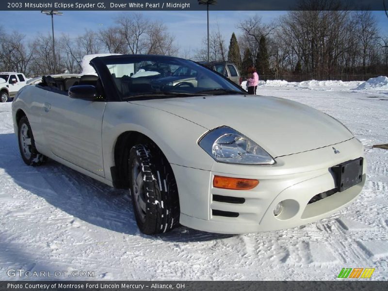 Dover White Pearl / Midnight 2003 Mitsubishi Eclipse Spyder GS