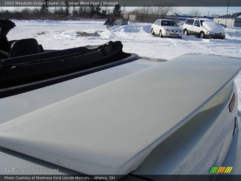 Dover White Pearl / Midnight 2003 Mitsubishi Eclipse Spyder GS