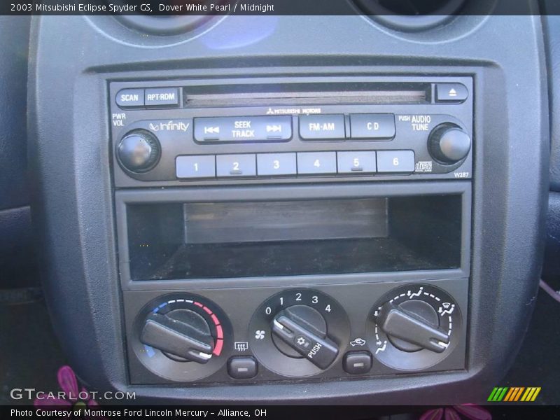 Dover White Pearl / Midnight 2003 Mitsubishi Eclipse Spyder GS