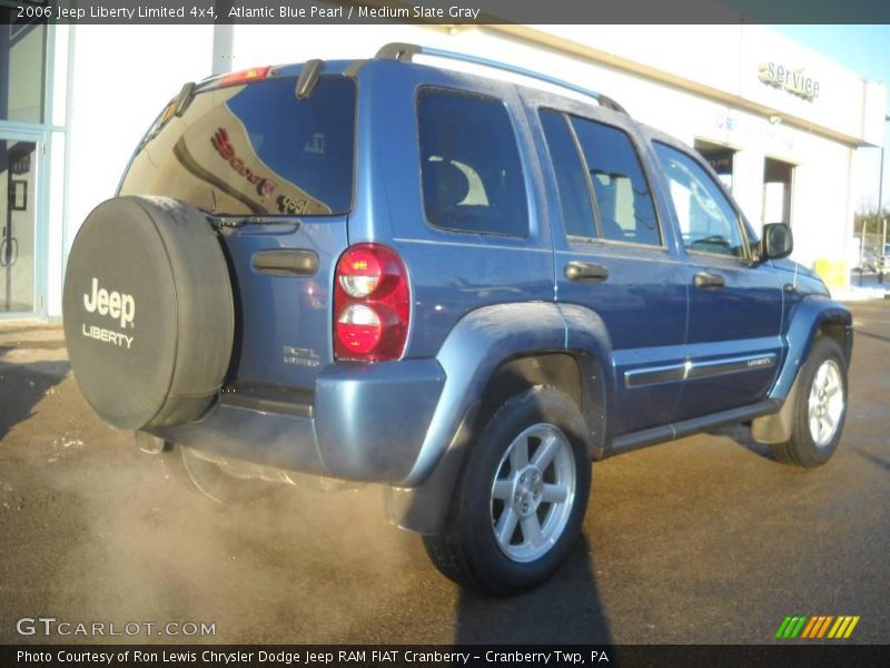 Atlantic Blue Pearl / Medium Slate Gray 2006 Jeep Liberty Limited 4x4