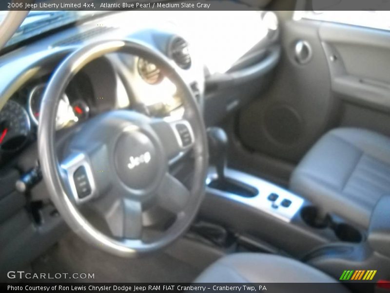 Atlantic Blue Pearl / Medium Slate Gray 2006 Jeep Liberty Limited 4x4