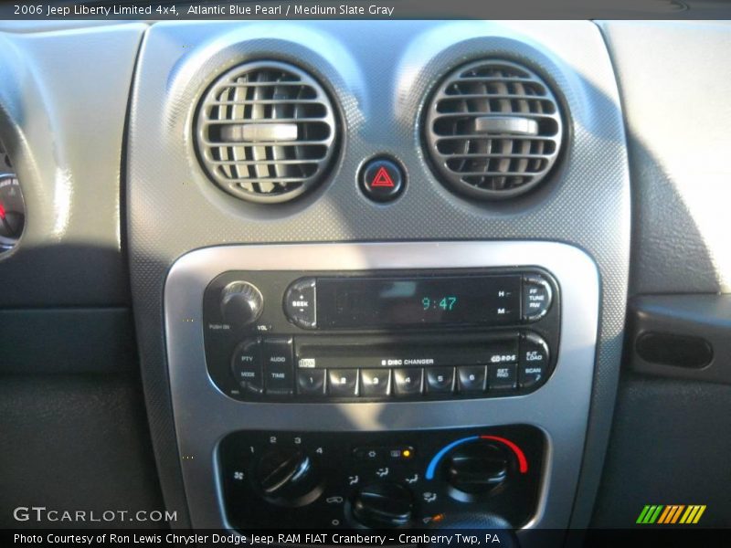 Atlantic Blue Pearl / Medium Slate Gray 2006 Jeep Liberty Limited 4x4